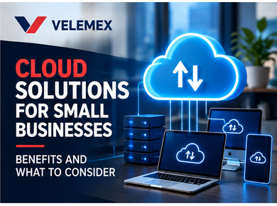 Cloud computing for small businesses with connected devices and cloud services