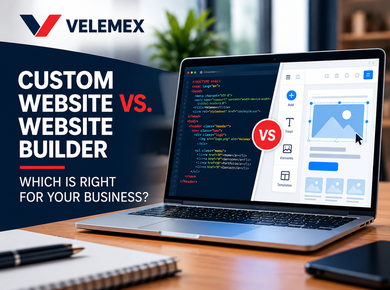 Custom Website vs Website Builder comparison